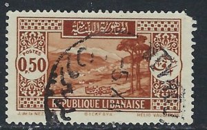 Lebanon 144 Used 1935 issue; rounded corner (ak4764)