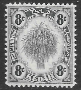 Malaya - Kedah (1936) - Scott # 32,   MH