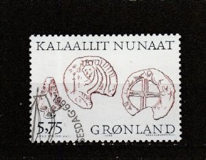 Greenland  Scott#  353  Used  (1999 Arctic Vikings)