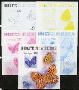 Guinea - Bissau 2013 Butterflies #08 m/sheet - the set of...