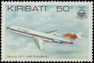 Kiribati #400-403, Complete Set(4), 1982, Airplanes, Never Hinged