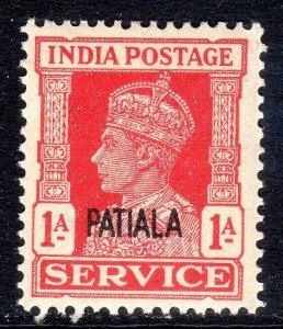 INDIA  --PATIALA    1942    SG 075    1 anna   -  Mint Never Hinged     