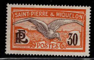 St. Pierre & Miquelon Scott 90 MH* from 1909-30 set