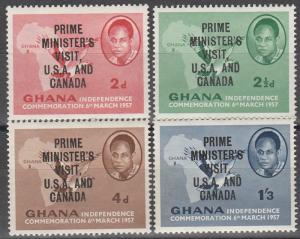 Ghana #28-31  MNH   (K1231L)