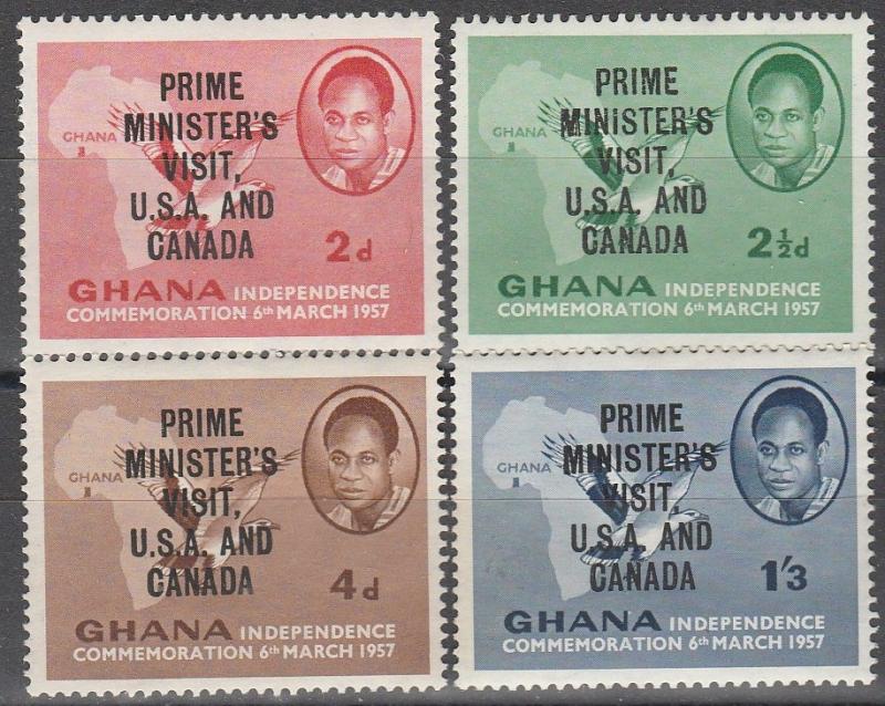 Ghana #28-31  MNH   (K1231L)