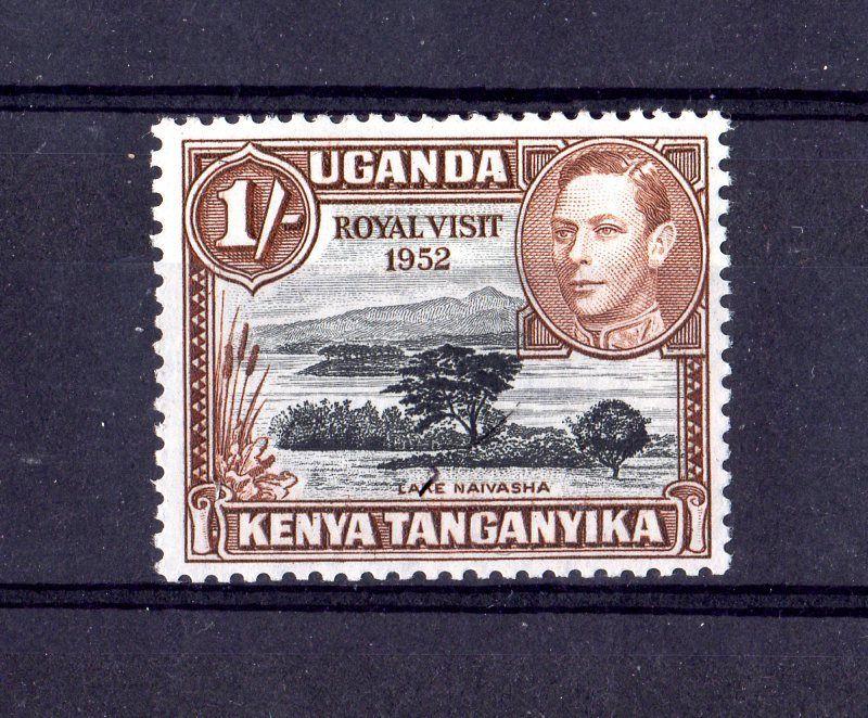 Kenya Uganda and Tanganyika 1952 1/- Brown Mint MVLH X7435