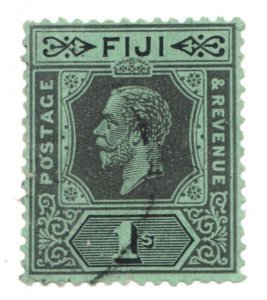 Nice!  1924 Fiji - Sc #103 - 1sh KGV - Used postage stamp, mute cancel Cv$6.75