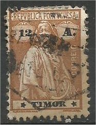 TIMOR, 1914, used 12a  Ceres Scott 168