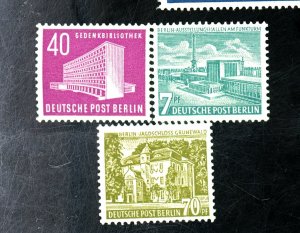 GERMANY #9N108-110 MINT VF OG NH Cat $100