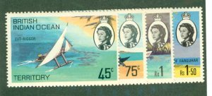 BRITISH INDIAN OCEAN TERRITORY 35-8 MNH CV $3.50 BIN $2.00