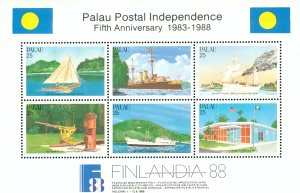 RMK13-0065 PALAU 196 MH SS SHIPS  BIN $2.50