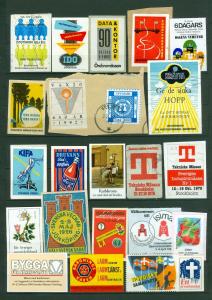 Sweden. Poster Stamp, Lot 23 Diff.1920-1990. Business,Industry,Bicycle,Health.