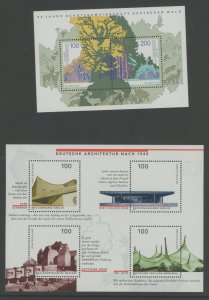 United States #1959/1968 Mint (NH) Souvenir Sheet (Architecture) (Flora)