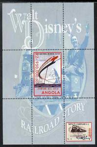 Angola 1999 Walt Disney's Railroad Story #2 perf s/sheet ...