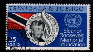 Trinidad  & Tobago Scott 118 Used Eleanor Roosevelt stamp  typical cancels