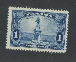 Canada $1.00 Stamp #227-$1.00 Champlain Monument MH F/VF Guide Value = $62.50