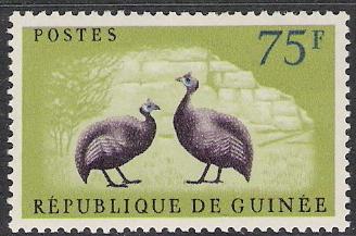 Guinea #228 Helmet Guinea Fowl MNH
