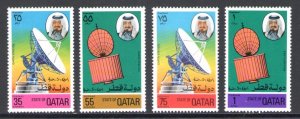 1976 QATAR, SG n. 580/83 - Satellite Station - MNH**