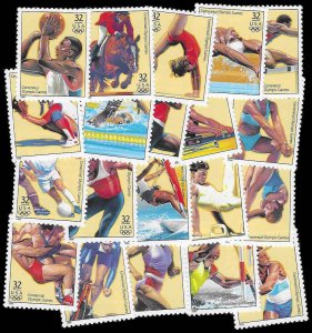 PCBstamps   US #3068 Sgls $6.40(20x32c)Atlanta Olympic, MNH, (2)