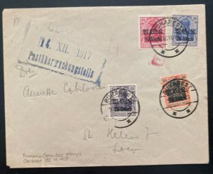 1917 Bucarest Romania German Occupation Censored Cover