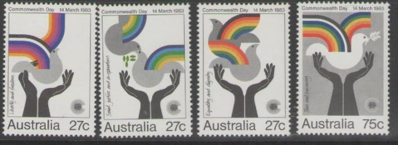 AUSTRALIA SG882/5 1983 COMMONWEALTH DAY MNH