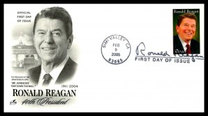 #3897 President Ronald Reagan First Day – Artcraft Cachet