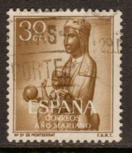 Spain   # 807  used  (1954)  