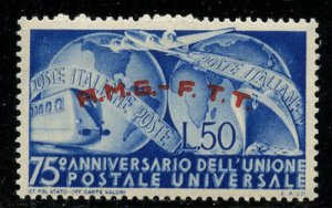 Italy - Trieste A 1949 UPU 75th Anniversary Sc# 40 NH 