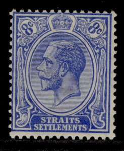 MALAYSIA - Straits Settlements GV SG201, 8c ultramarine, M MINT.