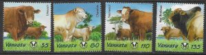 VANUATU SG895/8 2003 YEAR BLONG BULUL BEEF PRODUCTION  MNH