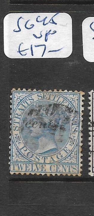 MALAYA STRAITS SETTLEMENTS (P1106B)  QV 10C/12C  SG 45   VFU