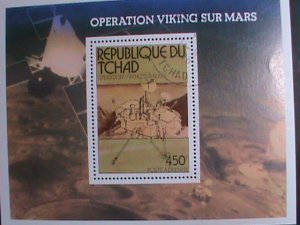 Chad Stamp-1976:SC#315a  Operation Viking Sur Mars CTO-S/S sheet