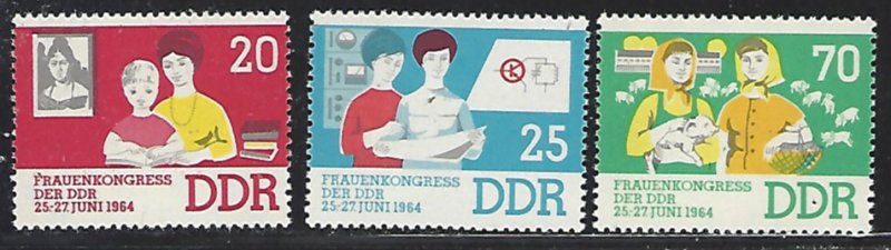 DDR #703-705 MNH CV$1.65