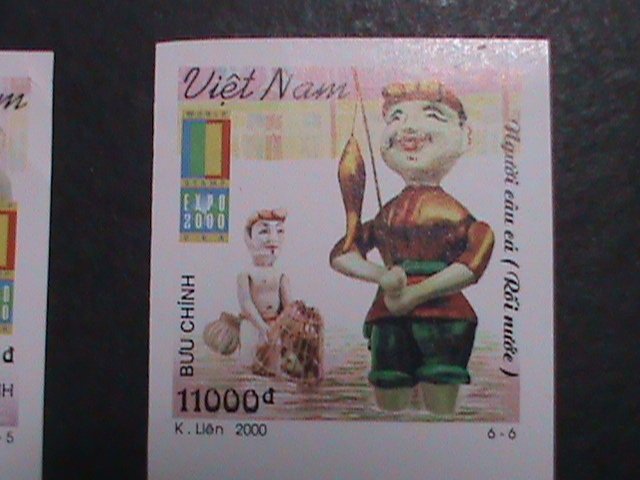 ​VIETNAM-2000 SC#2971-6-WORLD STAMPS EXPO 2000 ANAHEIM -IMPERF:MNH VERY FINE