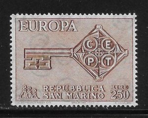 San Marino 687 1968 Europa MNH Scott 2021 c.v. $0.55