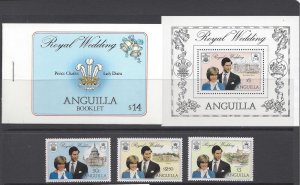 Anguilla 1981 Royal Wedding  mnh scv $4.50 BIN $2.25