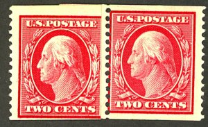 U.S. #353 MINT PAIR OG HR
