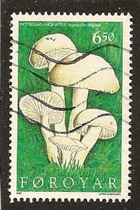 Faroe Islands    Scott  317  Mushroom       Used