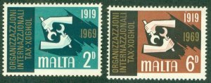 MALTA 398-9 MNH BIN $1.00