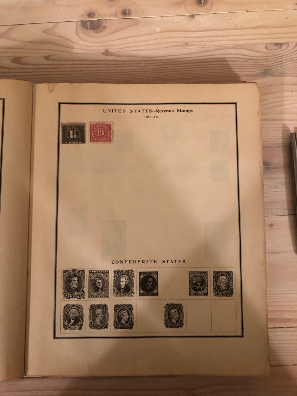 Modern Stamp Album Circa 1921