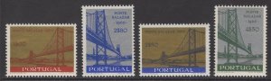 PORTUGAL SG1294/7 1966 INAUGURATION OF SALAZAR BRIDGE MNH
