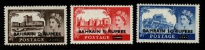 BAHRAIN SG94/6 1955-60 CASTLES MNH