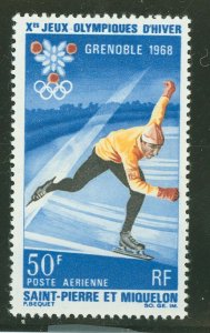 St. Pierre & Miquelon #C37  Single (Olympics)