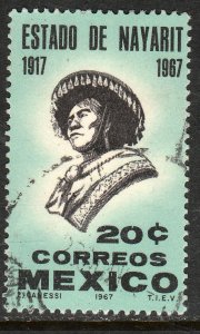 MEXICO 978, 50th Anniversary of Nayarit Statehood Used  VF. (538)