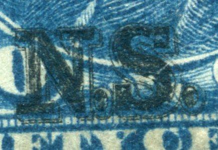 van Dam NSB15 - Nova Scotia Bill Stamp - 50c - Used -  CARIS ID: CAB67
