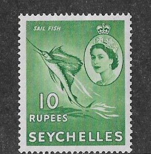 Seychelles Sc #190  10rupees  OG VF