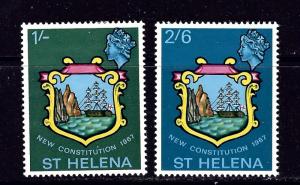 St Helena 195-96 MH 1967 New Constitution