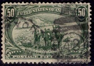 US Stamp Scott #291 Used SCV $175