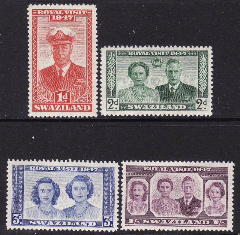 Swaziland #44-47 F-VF Mint NH ** Royal Visit