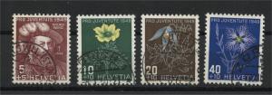 SWITZERLAND, PRO JUVENTUTE 1949, FULL SET VFU		